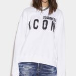 Dsquared2 Iconic WHITE Icon Forever Sweatshirt