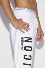 Dsquared2 Iconic WHITE Icon Ski Joggers - Image 4