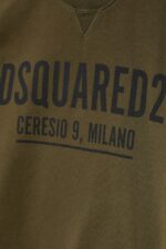 Dsquared2 Iconic WHITE/MILITARY GREEN Ceresio 9 Cool Sweater - Image 3