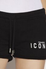 Dsquared2 Iconic WHITE Mini Icon Shorts - Image 3