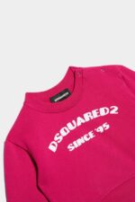 Dsquared2 Iconic WHITE/MINNIE PINK DS2 Kids Sweatshirt - Image 3