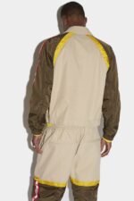 Dsquared2 Iconic WHITE Sport Hybrid Tape Jacket - Image 2
