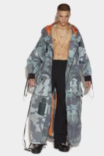 Dsquared2 Iconic Zip Cargo Long Parka
