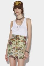 Dsquared2 Iconic Zip&Button Mini Skirt - Image 3