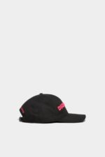 Dsquared2 Logo Baseball Cap D2 BLACK - Image 4