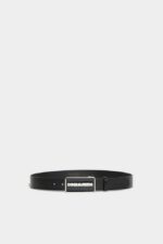 Dsquared2 Logo Belt BLACK D2 - Image 2