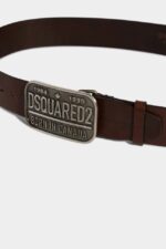 Dsquared2 Logo Belt BROWN - Image 3