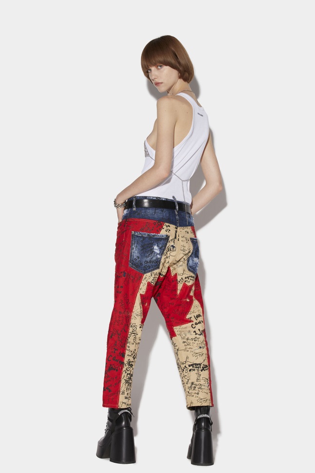 Dsquared2 New In Black Squat Wash Skinny Dan Jeans D2 BLUE - Image 2