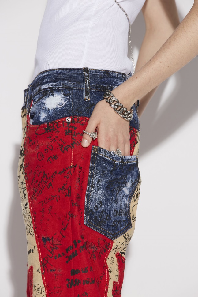 Dsquared2 New In Black Squat Wash Skinny Dan Jeans D2 BLUE - Image 5