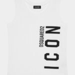 Dsquared2 New In D2 Kids Tank Top WHITE