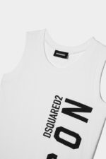 Dsquared2 New In D2 Kids Tank Top WHITE - Image 4