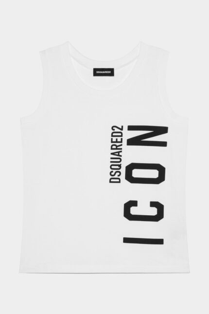 Dsquared2 New In D2 Kids Tank Top WHITE