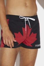 Dsquared2 Tape Midi Swim Boxer BLACK/FANTASY - Image 3