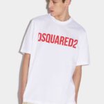 WHITE Dsquared2 Slouch T-Shirt