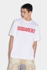WHITE Dsquared2 Slouch T-Shirt