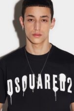 WHITE/RED Dsquared2 Cool T-Shirt D2 - Image 3